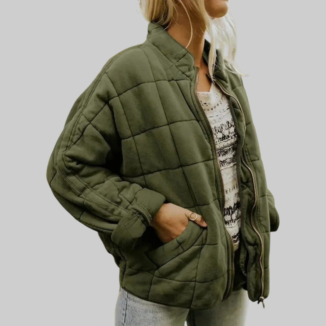Josiane™ | Elegante gesteppte Oversized-Jacke