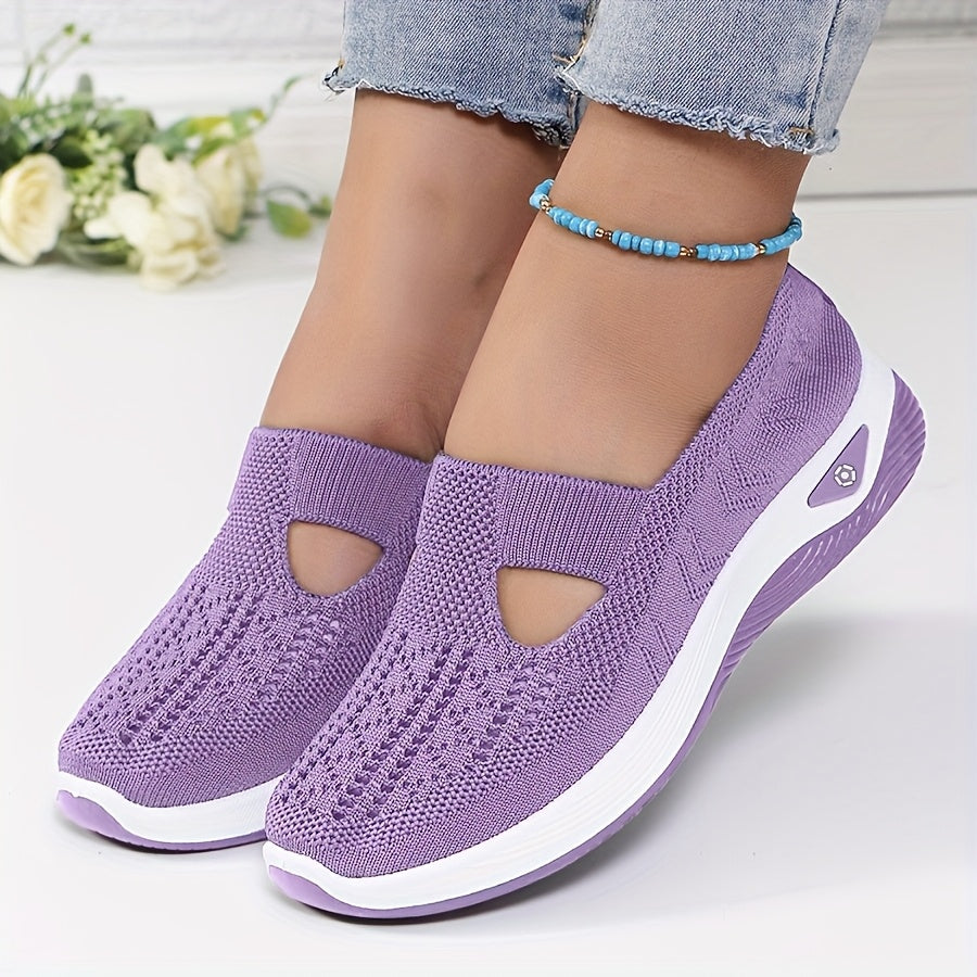 Sapatilhas slip-on confortáveis com ajuste seguro