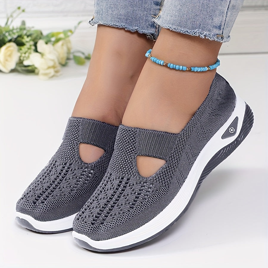Sapatilhas slip-on confortáveis com ajuste seguro