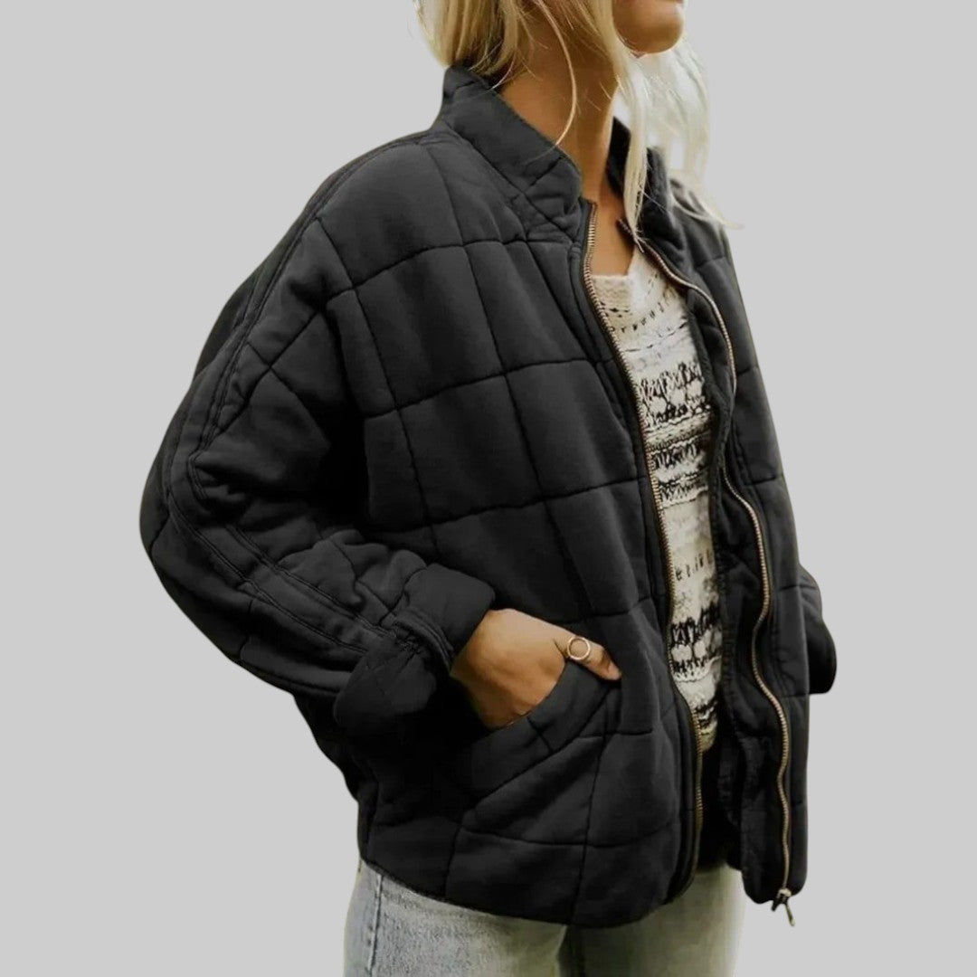 Josiane™ | Elegante gesteppte Oversized-Jacke