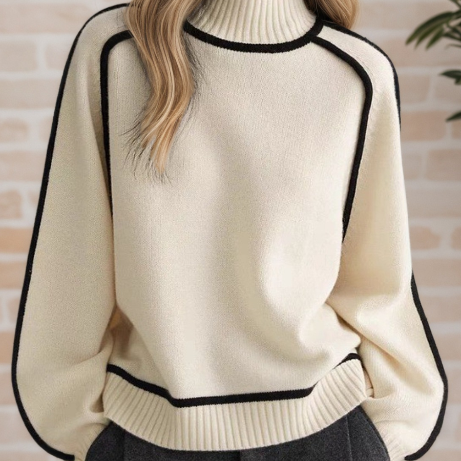 Donna | Eleganter Stehkragenpullover