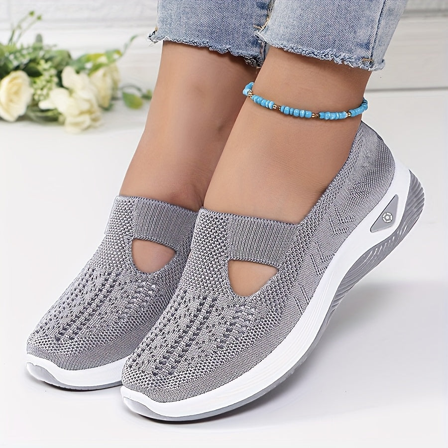 Sapatilhas slip-on confortáveis com ajuste seguro