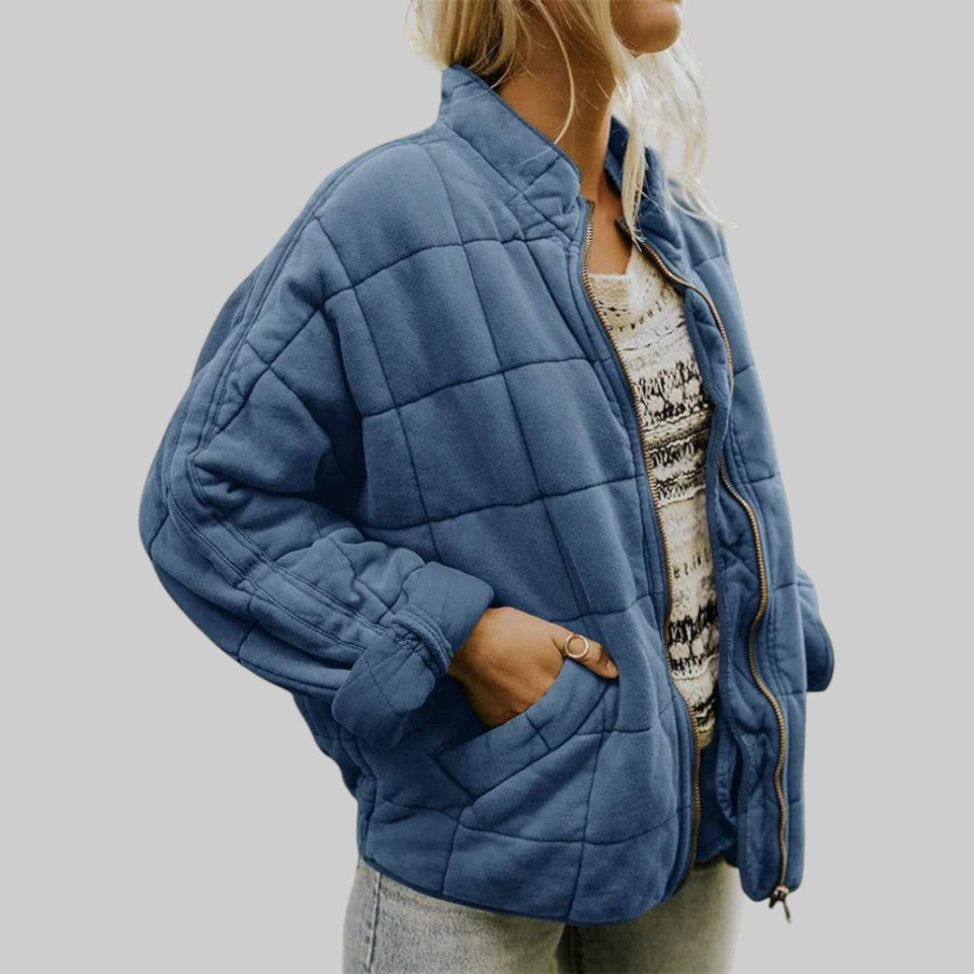 Josiane™ | Elegante gesteppte Oversized-Jacke