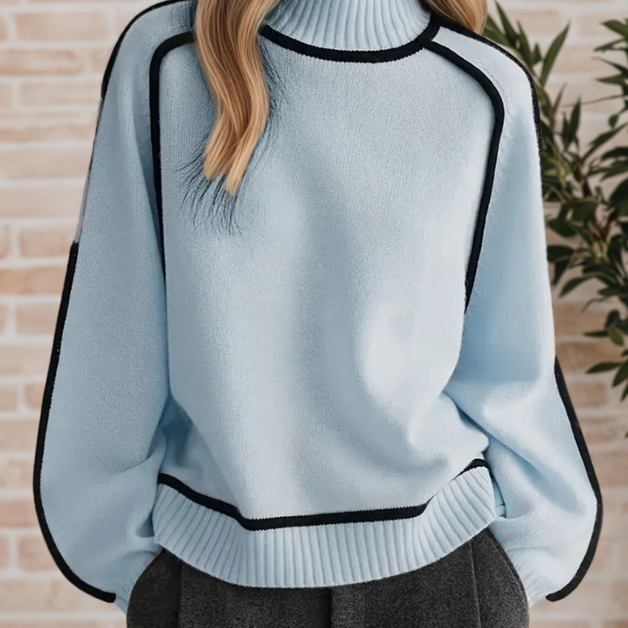 Donna | Eleganter Stehkragenpullover