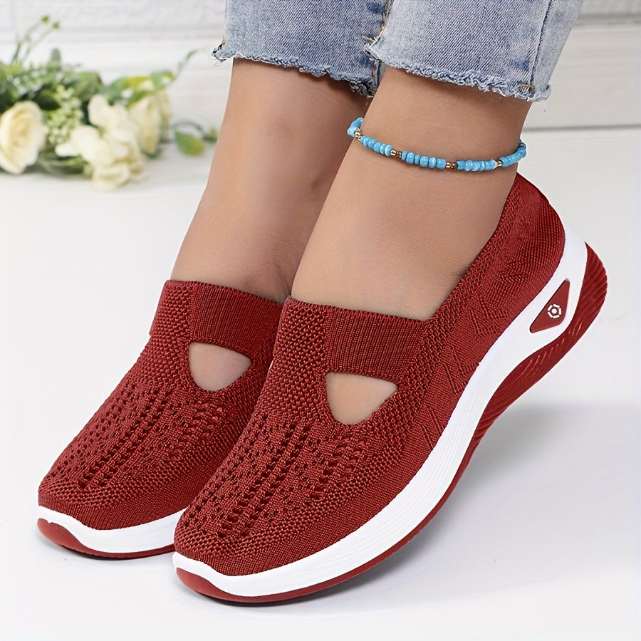 Sapatilhas slip-on confortáveis com ajuste seguro