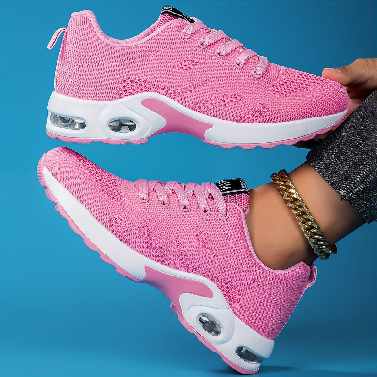 Ténis respiráveis, amortecedores e antiderrapantes
