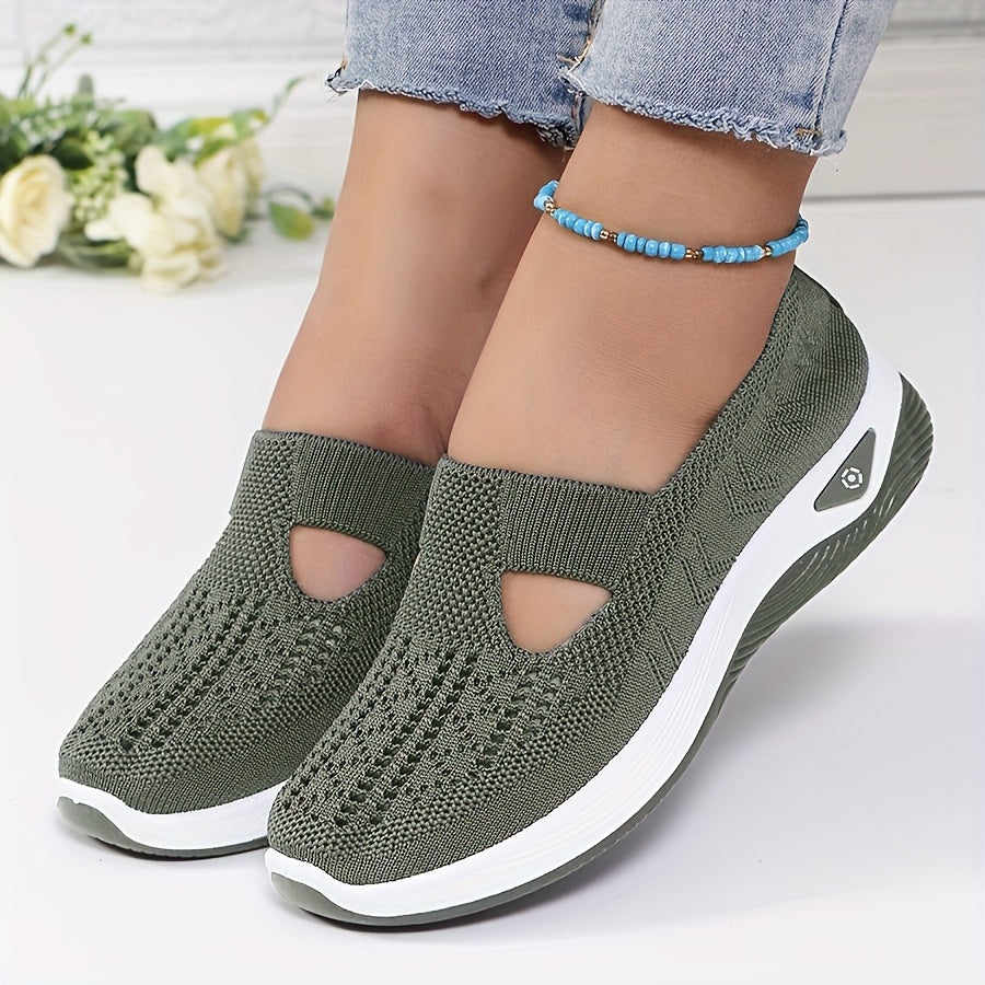 Sapatilhas slip-on confortáveis com ajuste seguro