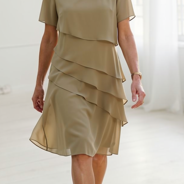 Juliette – Robe élégance fluide à volants