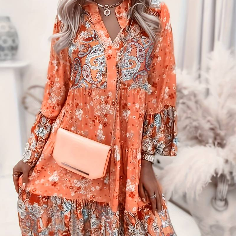 Eira - Boho-Kleid mit Print