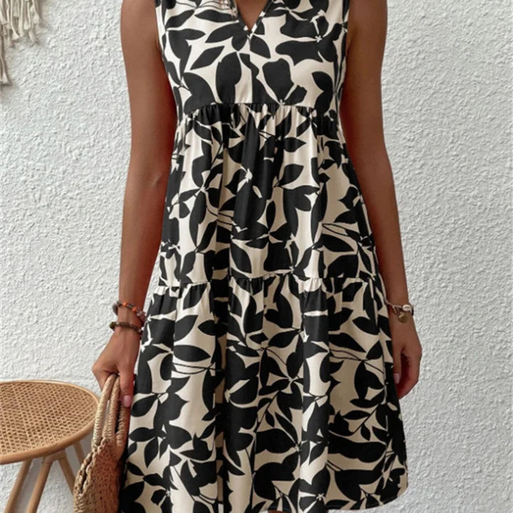TASHA | FLIESSENDES UND AUSGEGLICHENES MIDI-KLEID