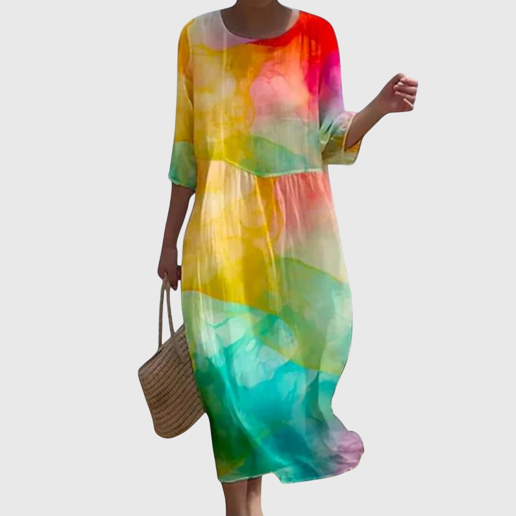 Hayley™ | Elegantes Blumen-Maxikleid