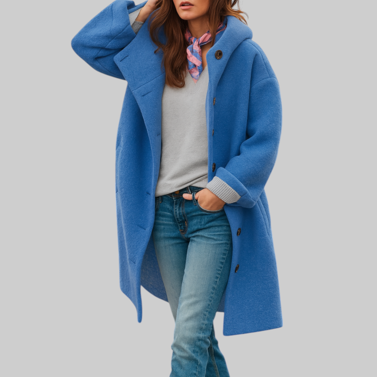 Freja | Mittellanger, bequemer Alltagsmantel
