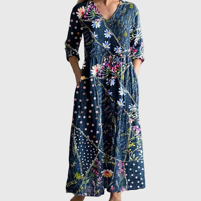 Coluna | Elegância de vestido maxi