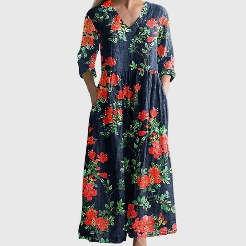Coluna | Elegância de vestido maxi