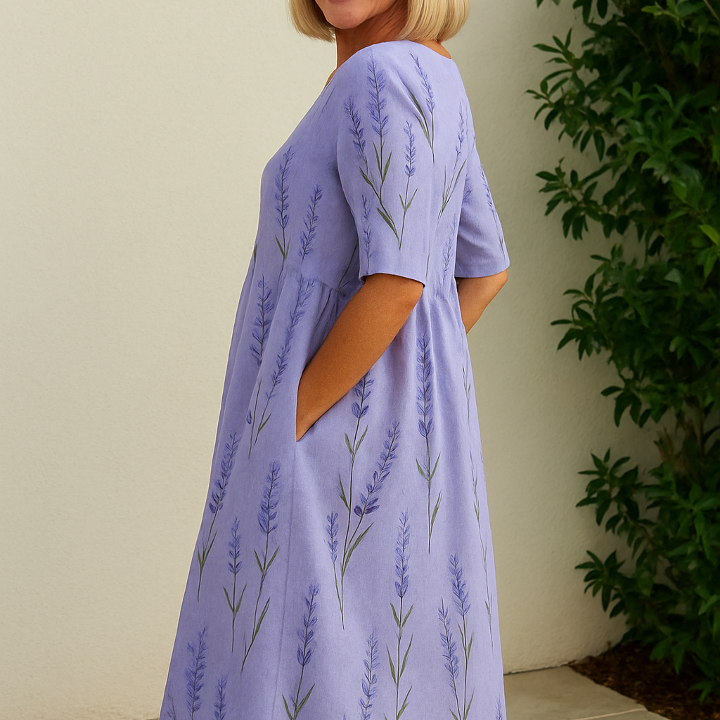 MIDI RELAX-KLEID LUNA