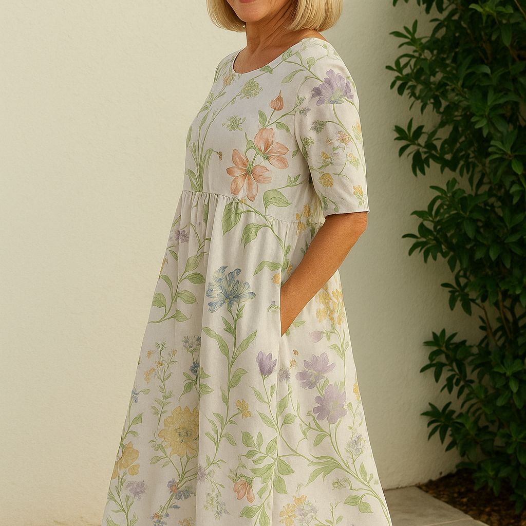 MIDI RELAX-KLEID LUNA