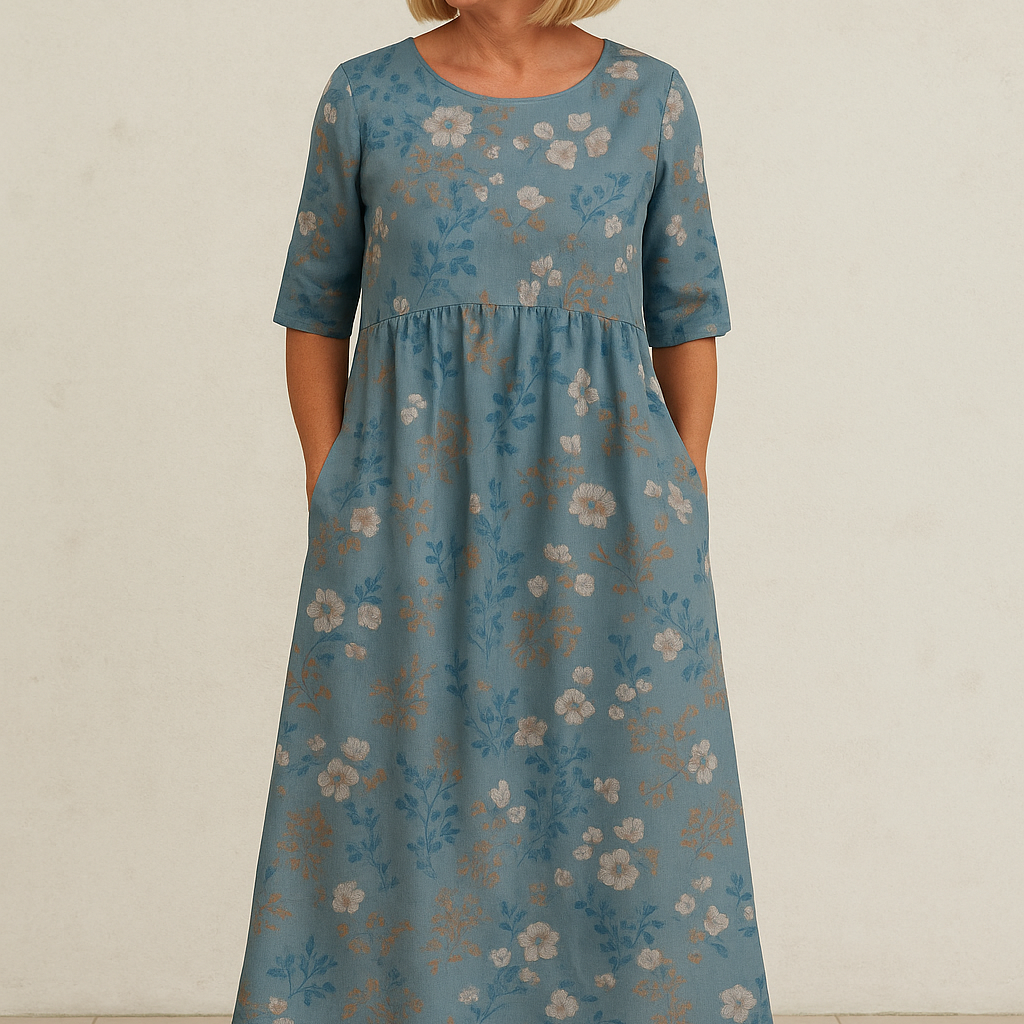 MIDI RELAX-KLEID LUNA