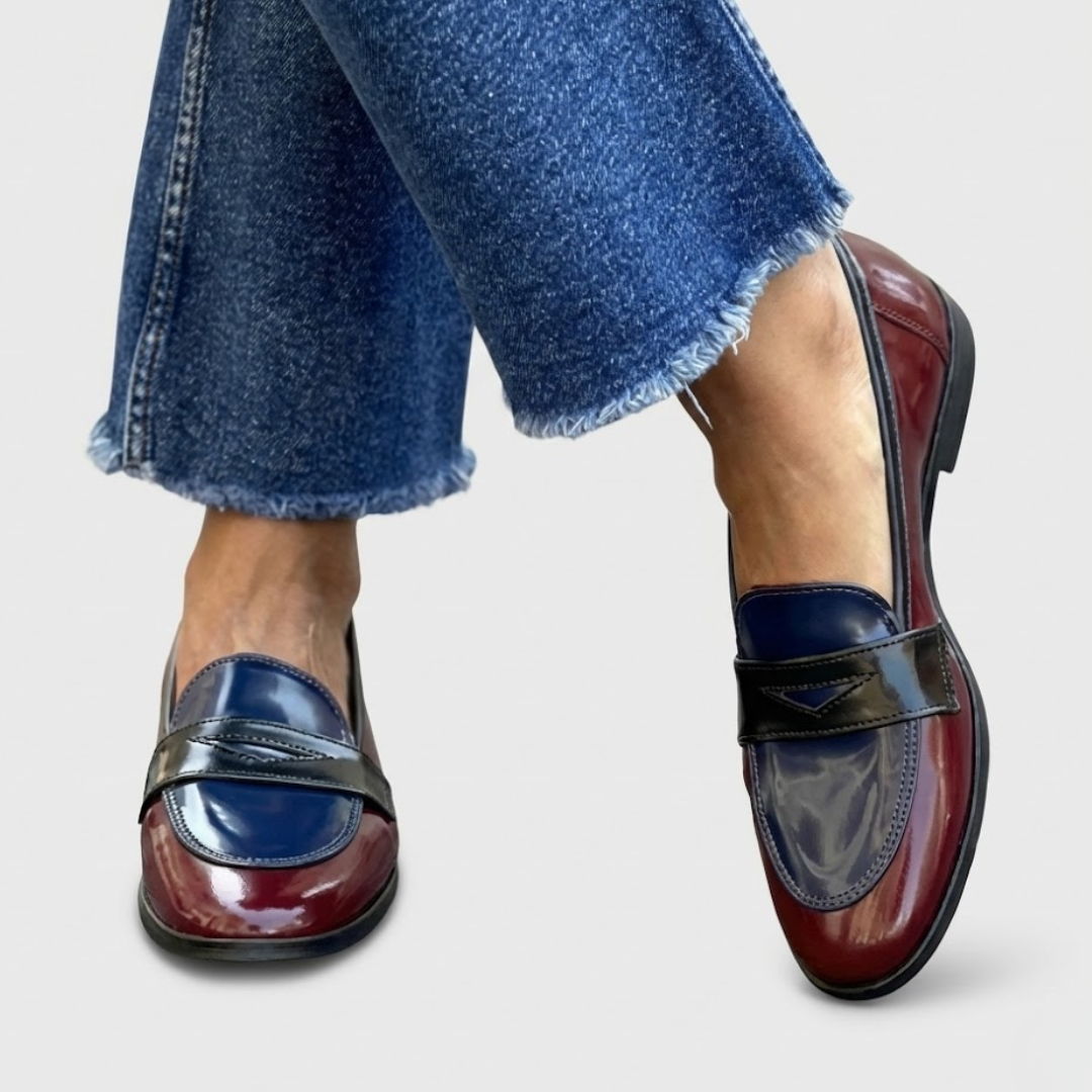 Claudia™ | Mocassins de contraste
