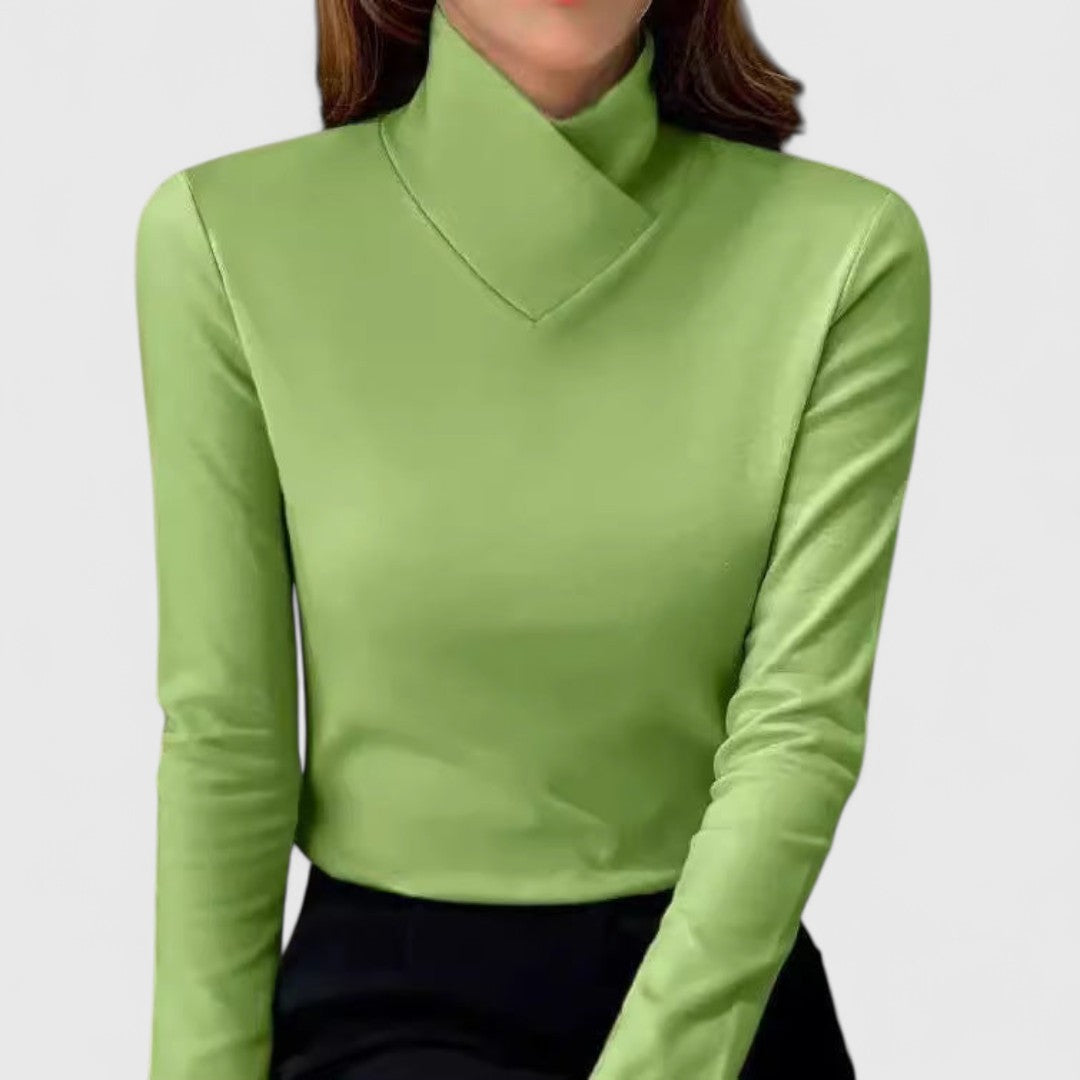 Clair | Eleganter Stehkragenpullover
