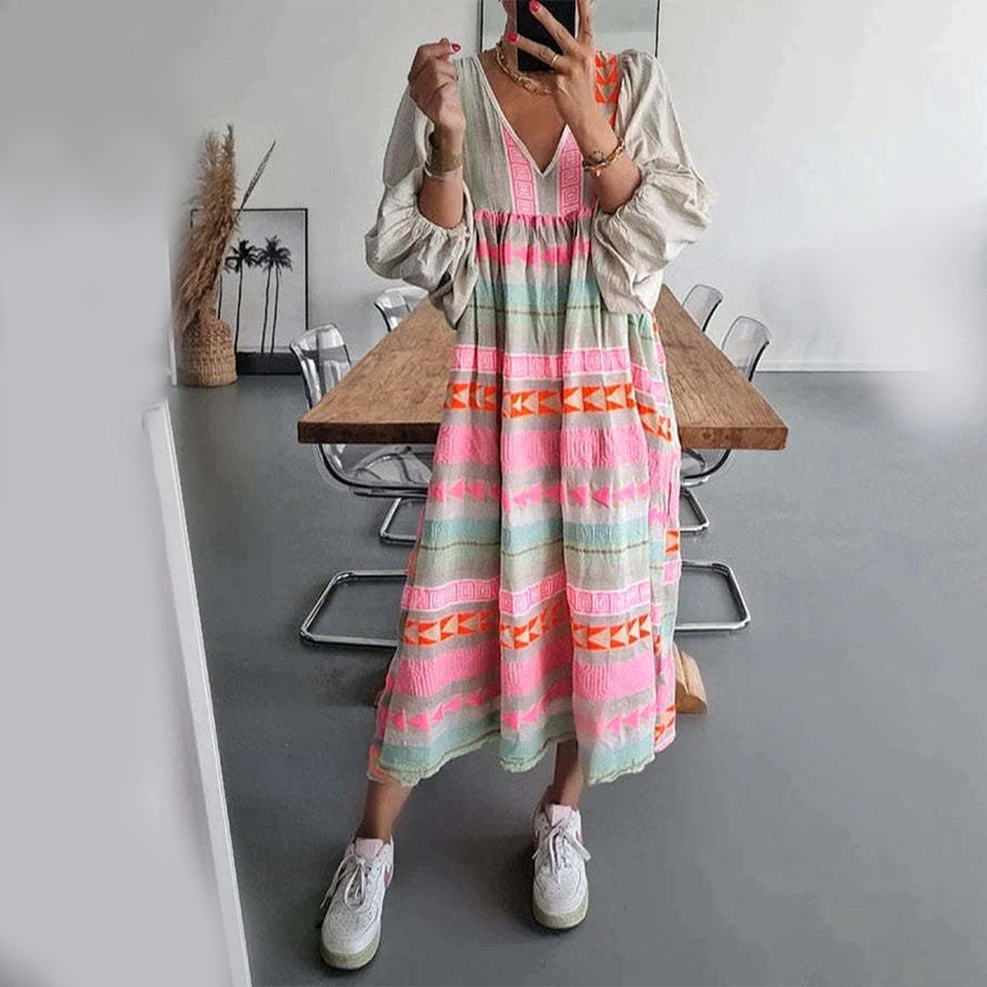 Jessenia - Boho-Kleid mit bequemem Schnitt