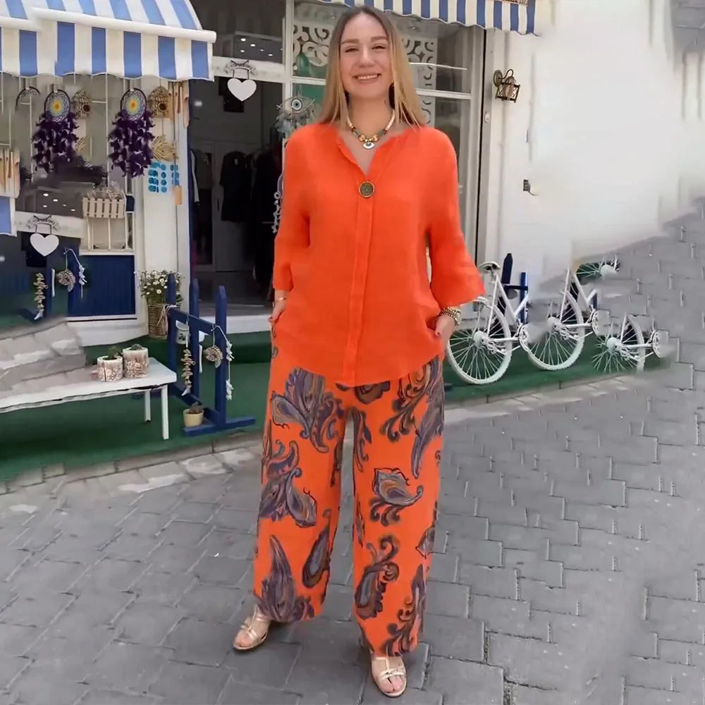 Flavia – Elegantes Boho-Ensemble