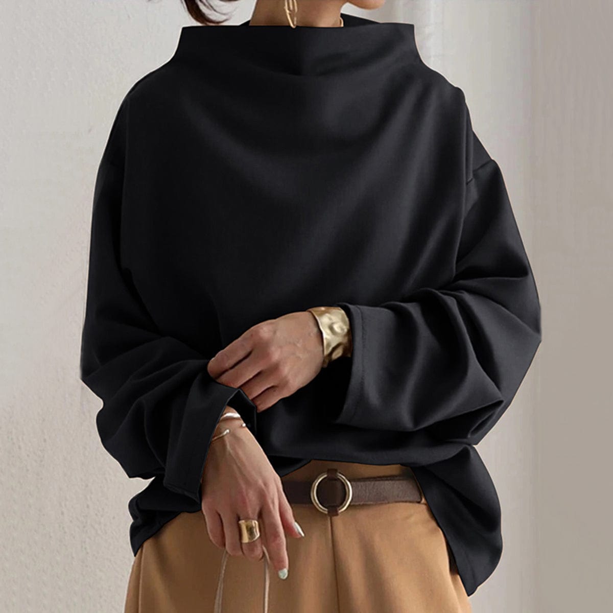 Lisa | Lässiger Rollkragenpullover