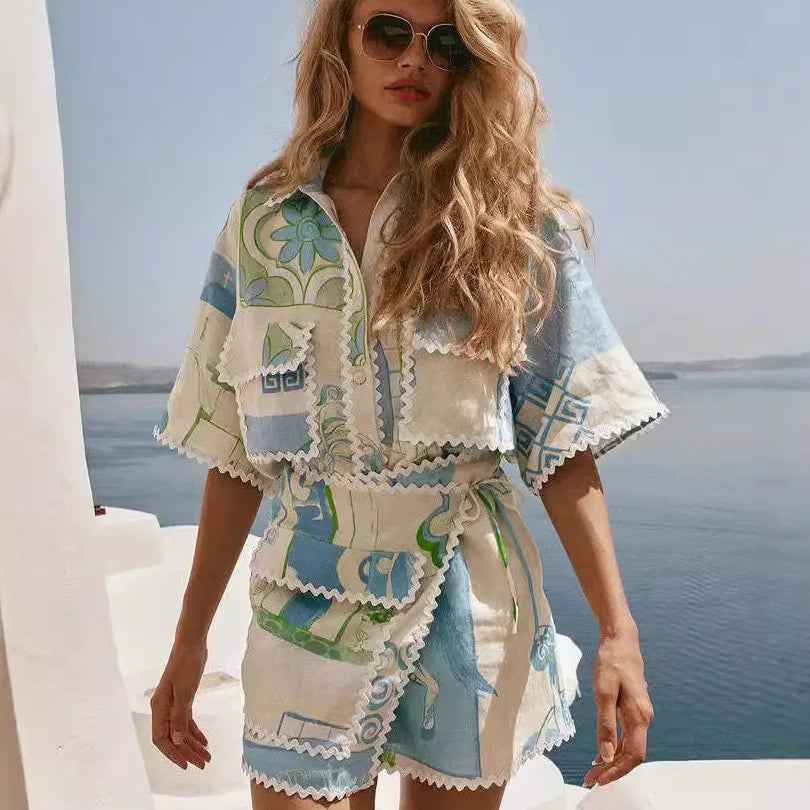 Solene – Schickes Patchwork-Ensemble