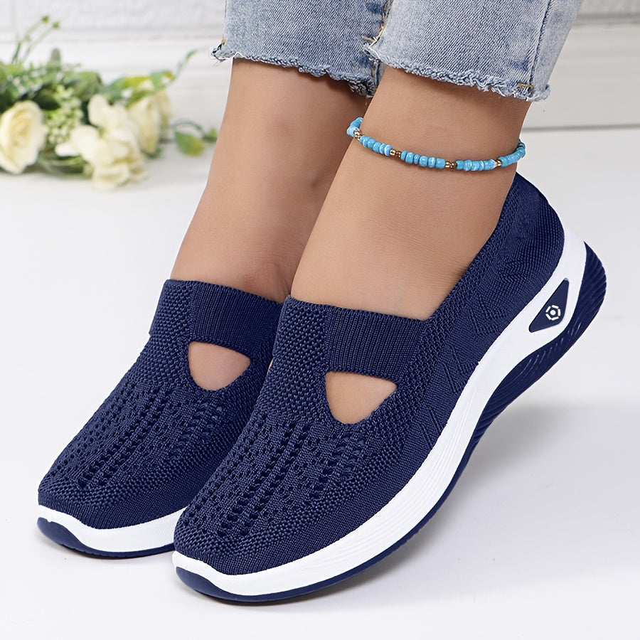 Sapatilhas slip-on confortáveis com ajuste seguro