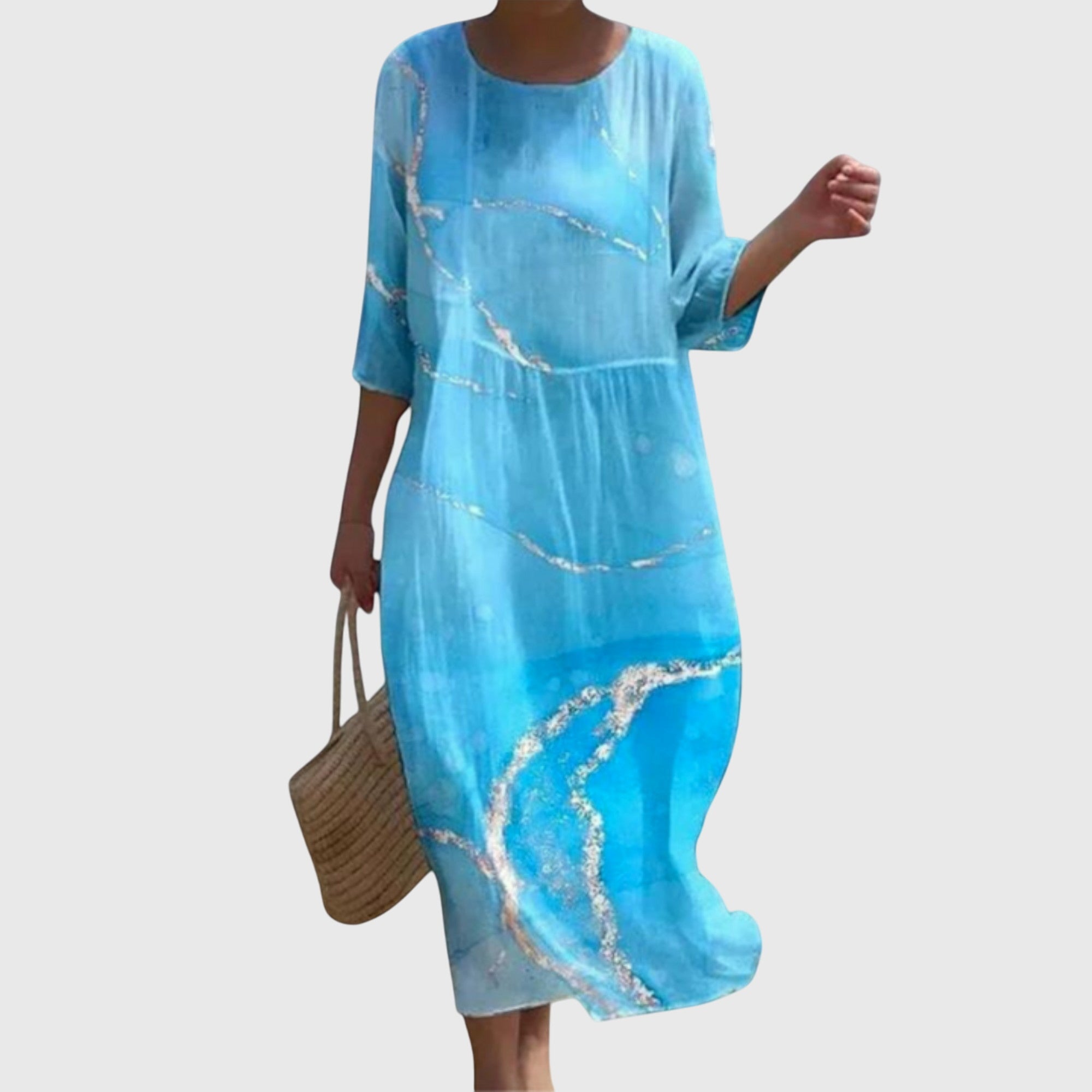 Hayley™ | Elegantes Blumen-Maxikleid