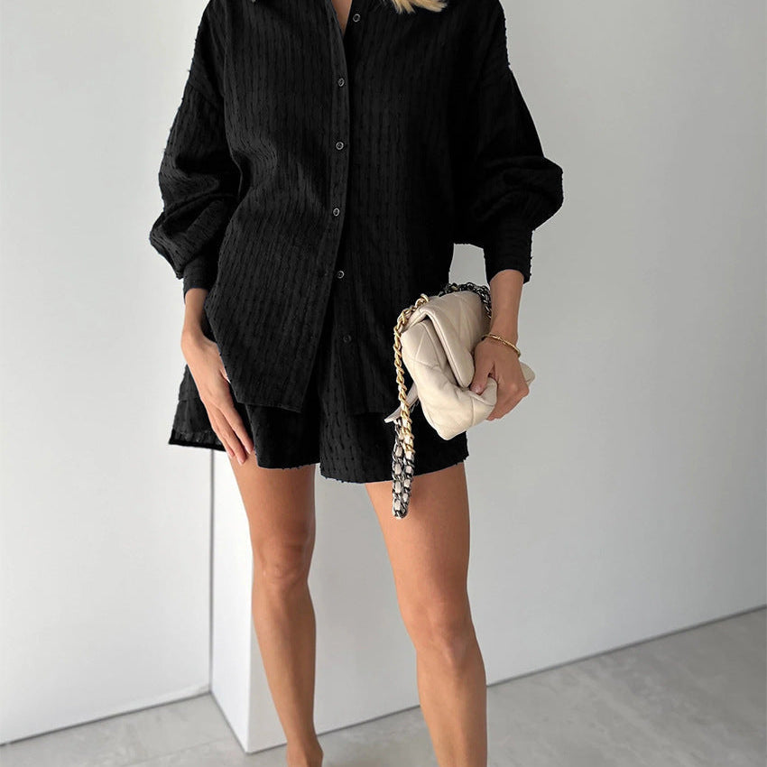 Elizabeth - Ensemble aus leichtem Hemd und Shorts