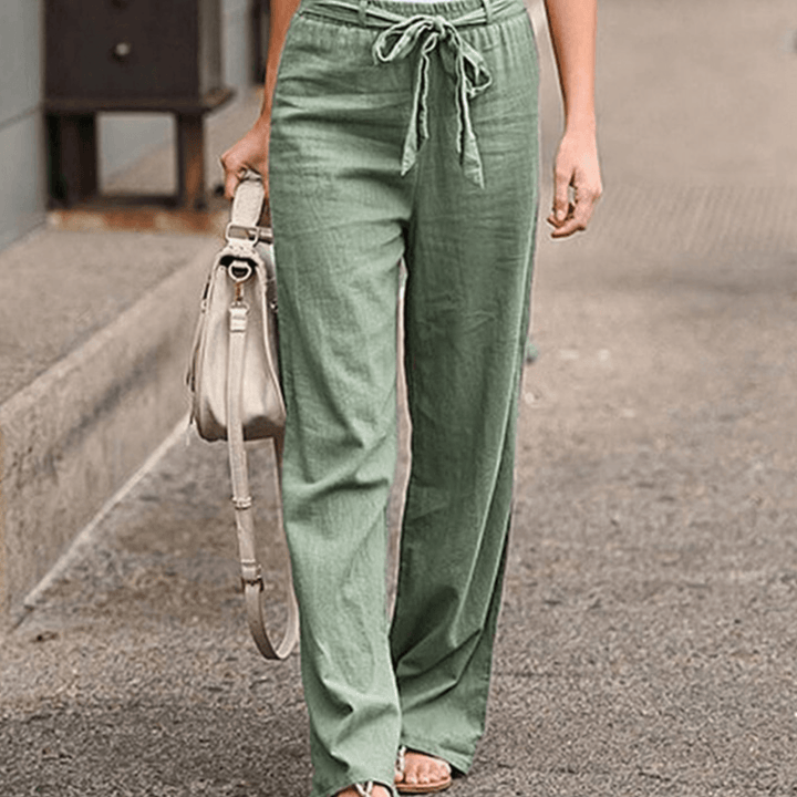 Joleen - Damen-Freizeithose mit Kordelzug und Gummibund