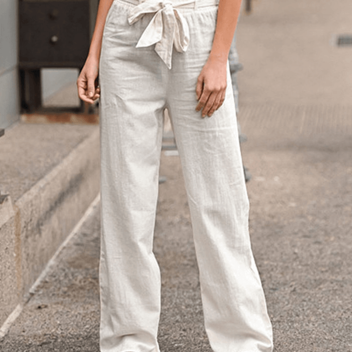 Joleen - Damen-Freizeithose mit Kordelzug und Gummibund