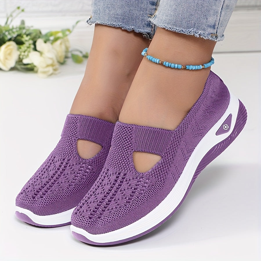 Sapatilhas slip-on confortáveis com ajuste seguro