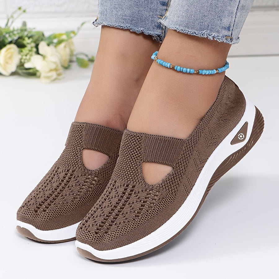 Sapatilhas slip-on confortáveis com ajuste seguro