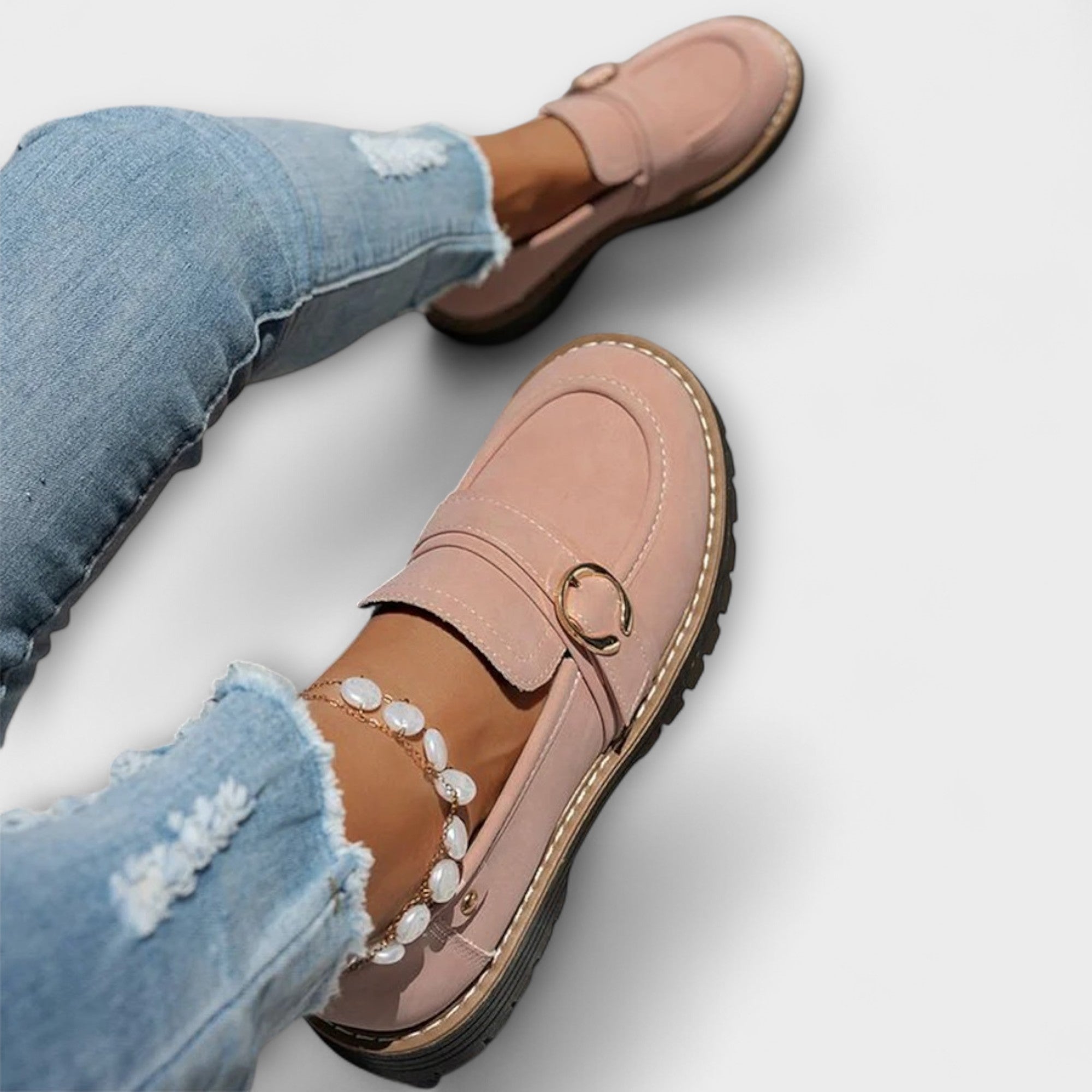 Lora™ | Alltags-Mokassins im Runddesign