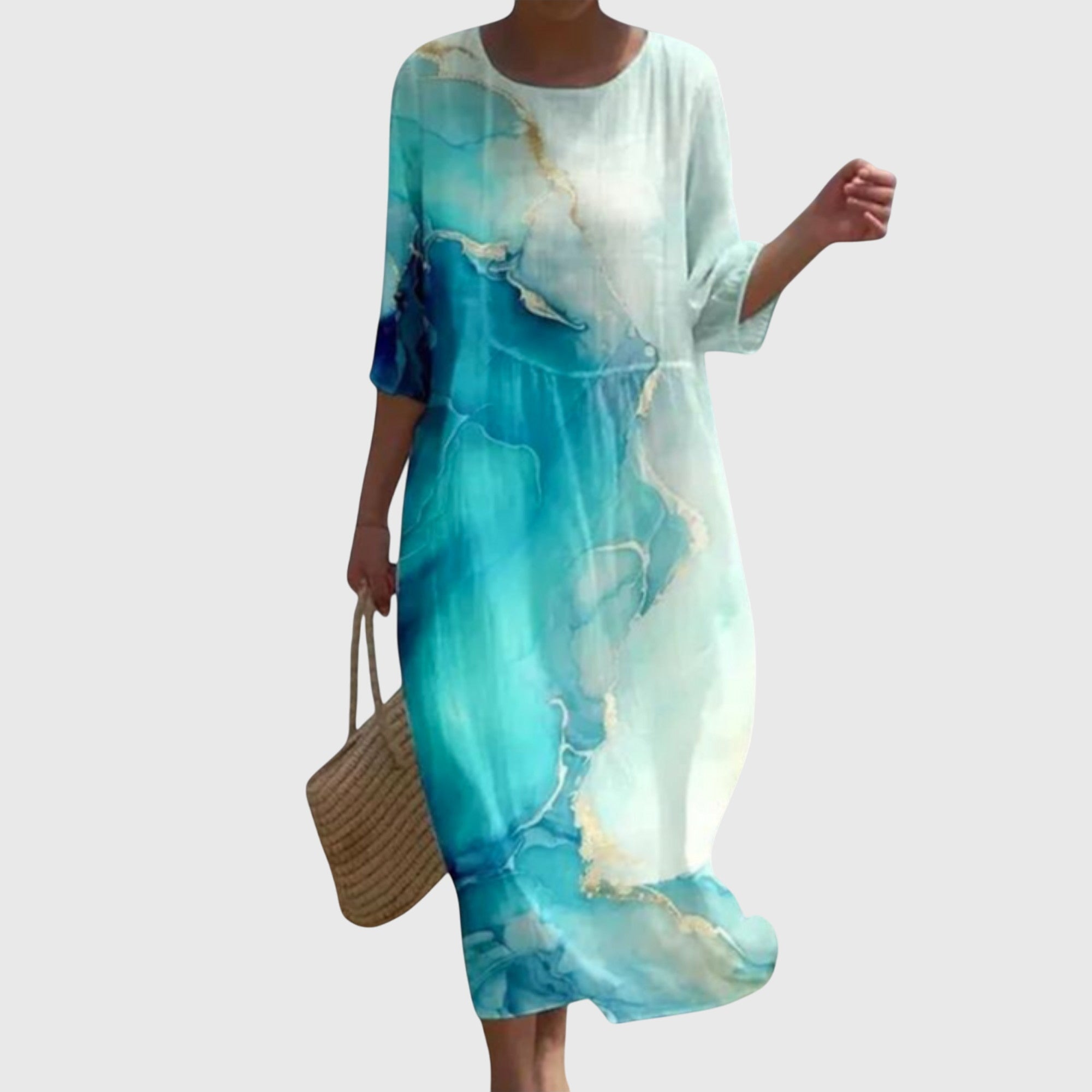 Hayley™ | Elegantes Blumen-Maxikleid