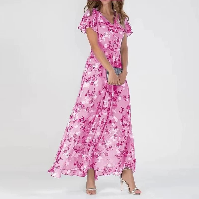 ZURI | ELEGANTES, FLIESSENDES KLEID MIT FIGURSCHMEICHELNDEM EFFEKT