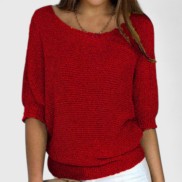 Rachel | Nahtloser Strickpullover