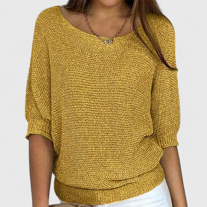 Rachel | Nahtloser Strickpullover