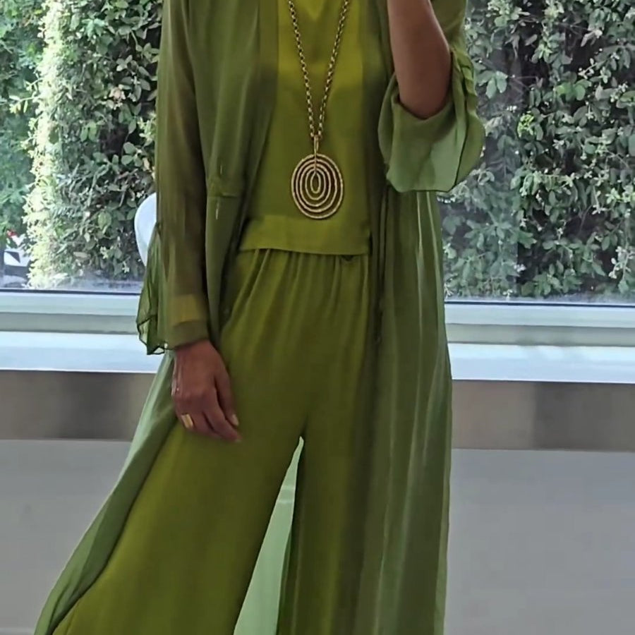Lindsy - Conjunto Elegante e Confortável