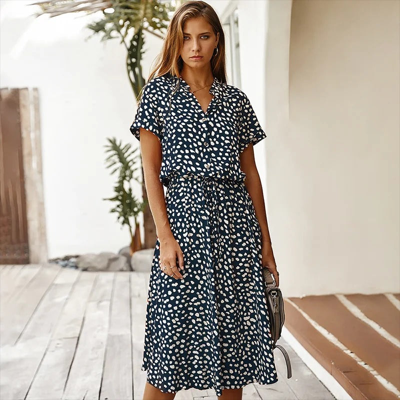 Faelina – Bedrucktes Sommerkleid