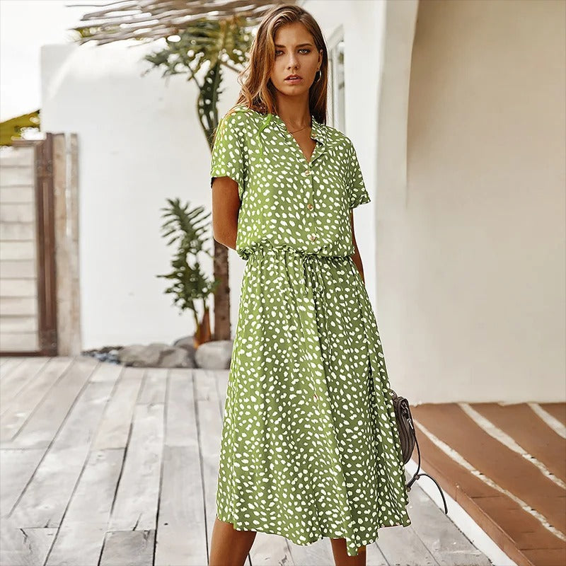 Faelina – Bedrucktes Sommerkleid