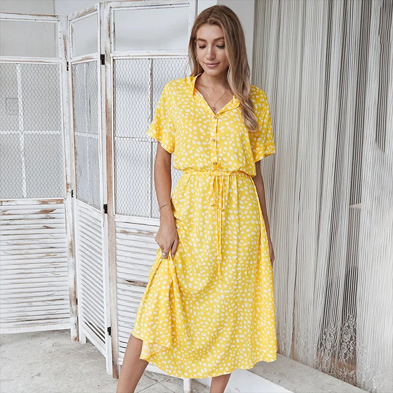 Faelina – Bedrucktes Sommerkleid